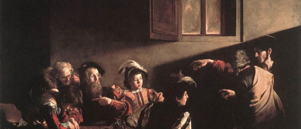 Kerkdienst ~ Caravaggio en de roeping van Matteüs