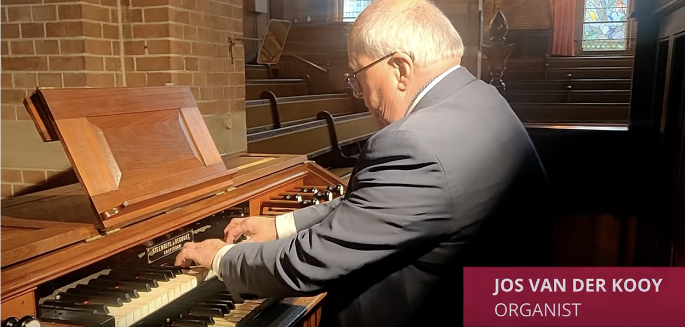 Jos van der Kooy twee jaar organist in Rotterdam