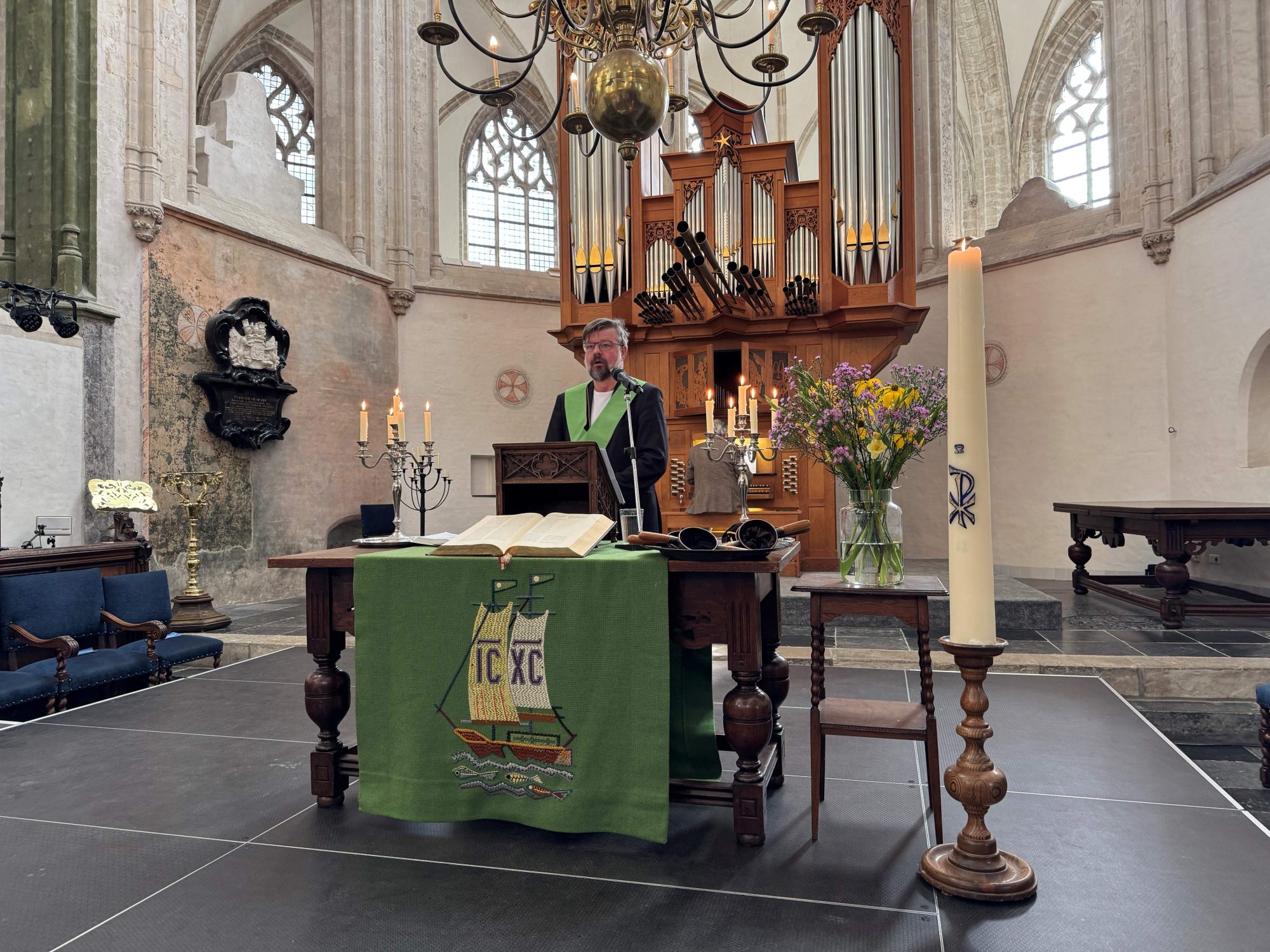 Kerkdienst met ds. Jacques Pieters